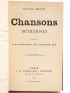 MEUSY : Chansons modernes. Répertoire du Chat Noir. - IIème Série - First edition - Edition-Originale.com