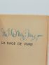 MEZZROW : La rage de vivre - Autographe, Edition Originale - Edition-Originale.com