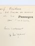 MICHAUX : Passages - Autographe, Edition Originale - Edition-Originale.com