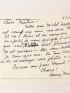 MILLER : Correspondance manuscrite complète d'Henry Miller avec Béatrice Commengé   - Signiert, Erste Ausgabe - Edition-Originale.com