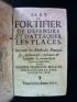 MILLIET DECHALES : L'Art de fortifier, de défendre et d'attaquer les places - First edition - Edition-Originale.com