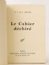MILOSZ : Le cahier déchiré - First edition - Edition-Originale.com