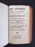 MIRABEAU :  Des Lettres de cachet et des Prisons d'état. Ouvrage posthume, composé en 1778 - Erste Ausgabe - Edition-Originale.com