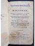 MIRABEAU : Lettres originales de Mirabeau, écrites du donjon de Vincennes, pendanr les années 1777, 78, 79 et 80, contenant tous les détails sur sa vie privée, ses malheurs, et ses amours avec Sophie Ruffei, marquise de Monnier - Edition Originale - Edition-Originale.com