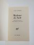 MISHIMA : Madame de Sade - Signed book, First edition - Edition-Originale.com