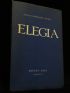 MOBILI : Elegia - Autographe, Edition Originale - Edition-Originale.com