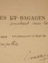 MOINOT : Armes et bagages - Signed book, First edition - Edition-Originale.com