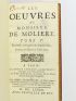 MOLIERE : Les Oeuvres de Monsieur de Molière - Erste Ausgabe - Edition-Originale.com