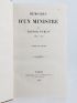 MOLLIEN comte : Mémoires d'un ministre du Trésor Public 1780 - 1815 - Prima edizione - Edition-Originale.com