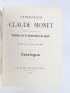 MONET : Exposition Claude Monet organisée au bénéfice des victimes de la catastrophe du Japon - Edition Originale - Edition-Originale.com