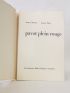 MONNIER : Pavot plein rouge - Signed book, First edition - Edition-Originale.com