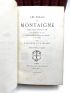 MONTAIGNE : Les essais de Montaigne publiés d'après l'édition de 1588 avec les variantes de 1595 - First edition - Edition-Originale.com