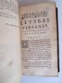 MONTESQUIEU : Lettres persanes - Edition-Originale.com