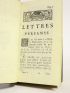 MONTESQUIEU : Lettres persanes - Edition-Originale.com