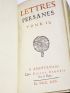 MONTESQUIEU : Lettres persanes - Edition-Originale.com