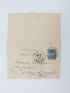 MONTESQUIOU : Carte-lettre autographe signée adressée à Henri Lapauze lui fixant un rendez-vous - Autographe, Edition Originale - Edition-Originale.com