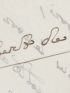 MONTESQUIOU : Lettre autographe signée de Robert de Montesquiou à propos de ses poèmes qu'il conseille de son correspondant - Libro autografato, Prima edizione - Edition-Originale.com