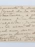 MONTESQUIOU : Lettre autographe signée de Robert de Montesquiou concernant ses exigences à propos d'un article publié dans le Gaulois d'Arthur Meyer - Signed book, First edition - Edition-Originale.com