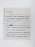 MONTESQUIOU : Lettre autographe signée de Robert de Montesquiou recensant ses donations, notamment une statuette de TroubetzKoÿ, considéré comme le Rodin russe, à diverses institutions - Signed book, First edition - Edition-Originale.com