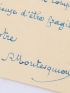 MONTESQUIOU : Lettre autographe signée de Robert de Montesquiou remerciant son bienveillant correspondant  - Signiert, Erste Ausgabe - Edition-Originale.com