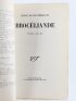 MONTHERLANT : Brocéliande - Signiert, Erste Ausgabe - Edition-Originale.com