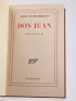 MONTHERLANT : Don Juan - Prima edizione - Edition-Originale.com