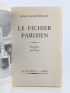 MONTHERLANT : Le Fichier parisien - Prima edizione - Edition-Originale.com