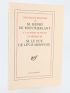 MONTHERLANT : Discours de réception de Henry de Montherlant à l'Académie Française et réponse de M. le Duc de Lévis Mirepoix - First edition - Edition-Originale.com