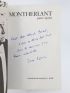 MONTHERLANT : Montherlant - Autographe, Edition Originale - Edition-Originale.com