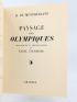 MONTHERLANT : Paysage des Olympiques - Prima edizione - Edition-Originale.com