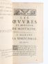 MONTREUIL : Les Oeuvres de Monsieur de Montreuil - Prima edizione - Edition-Originale.com