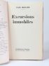 MORAND : Excursions immobiles - First edition - Edition-Originale.com