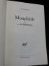 MORAND : Monplaisir en littérature...  - Monplaisir... en histoire - Autographe, Edition Originale - Edition-Originale.com
