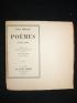 MORAND : Poèmes (1914-1924) - Edition Originale - Edition-Originale.com