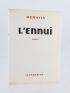 MORAVIA : L'Ennui - First edition - Edition-Originale.com