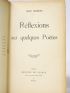 MOREAS : Réflexions sur quelques poètes - First edition - Edition-Originale.com