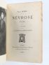 MOREL : Névrose - First edition - Edition-Originale.com