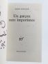 MOULOUDJI : Un Garçon sans Importance - Signed book, First edition - Edition-Originale.com