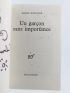 MOULOUDJI : Un Garçon sans Importance - Autographe, Edition Originale - Edition-Originale.com