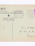 MOUNIER : Carte postale manuscrite d'Emmanuel Mounier adressée à Henri Petit - Signiert, Erste Ausgabe - Edition-Originale.com