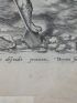 Qui vero unum acceperat abiens fodit in terram et abscondit pecuniam domini sui. (Matt. 25.18.). Gravure originale du XVIIe siècle - First edition - Edition-Originale.com