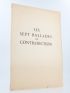 MUSELLI : Les sept Ballades de Contradiction - Signed book, First edition - Edition-Originale.com