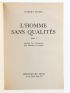 MUSIL : L'homme sans qualités - First edition - Edition-Originale.com