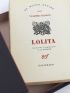 NABOKOV : Lolita - Edition Originale - Edition-Originale.com