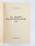 NAVARRE : Le jardin d'acclimation - Signed book, First edition - Edition-Originale.com