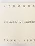 NEMOURS : Rythme du millimètre - Signed book, First edition - Edition-Originale.com