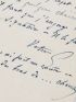 NERVAL : Lettre autographe signée de Gérard de Nerval adressée à Georges Bell - Autographe, Edition Originale - Edition-Originale.com