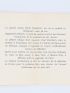 NIELSEN : Invitation au vernissage de l'exposition du peintre danois Jens Nielsen à la Galerie Furstenberg - Prima edizione - Edition-Originale.com