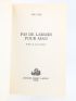 NIU-NIU : Pas de larmes pour Mao - Signed book, First edition - Edition-Originale.com