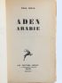 NIZAN : Aden Arabie - Signed book, First edition - Edition-Originale.com